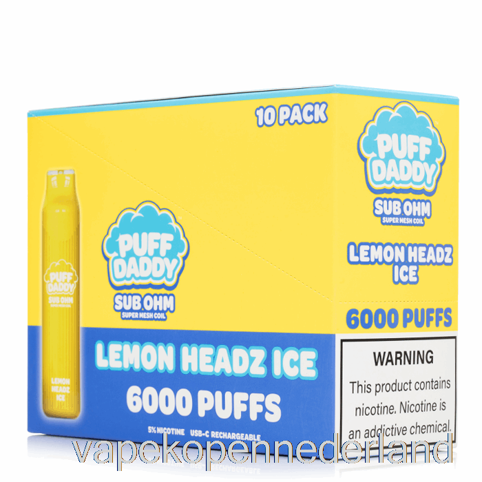 Elektronische Sigarettenvape [10-pack] Puff Daddy 6000 Wegwerp